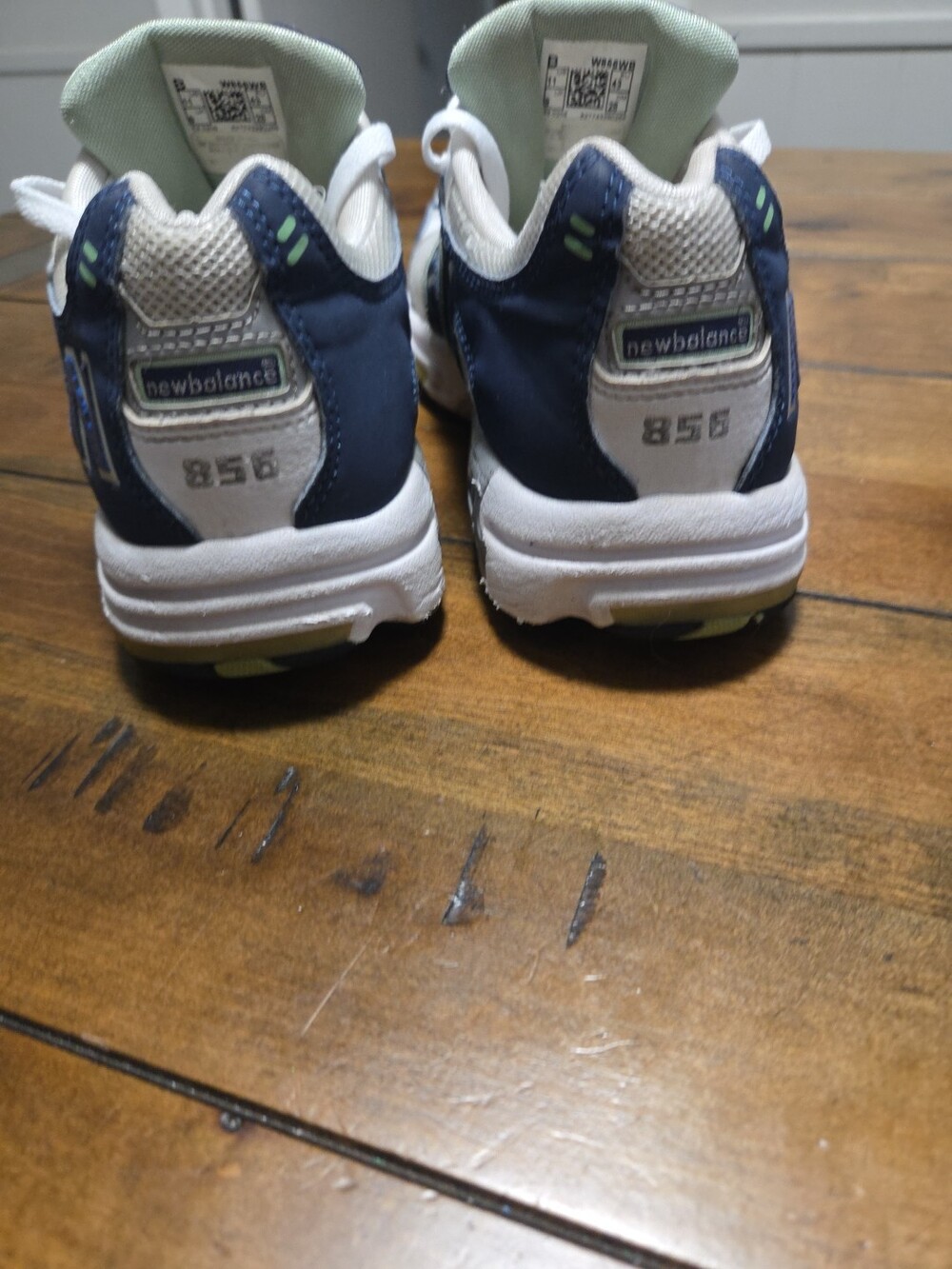 New Balance 856 Women's Size 11 White Blue Cross Training Dad Shoe Vintage Style - Picture 5 of 15